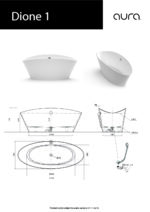 Brīvi stāvoša vanna DIONE