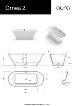 Brīvi stāvoša vanna Ornea 2