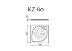 Dušas paliktnis KZ-80