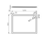 Dušas paliktnis QZ-120